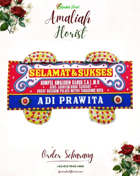 Papan Bunga Ucapan Selamat Pasekaran
